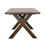 Alston Knotty Nutmeg X-Shaped Dining Table by Coaster at Eve Furniture