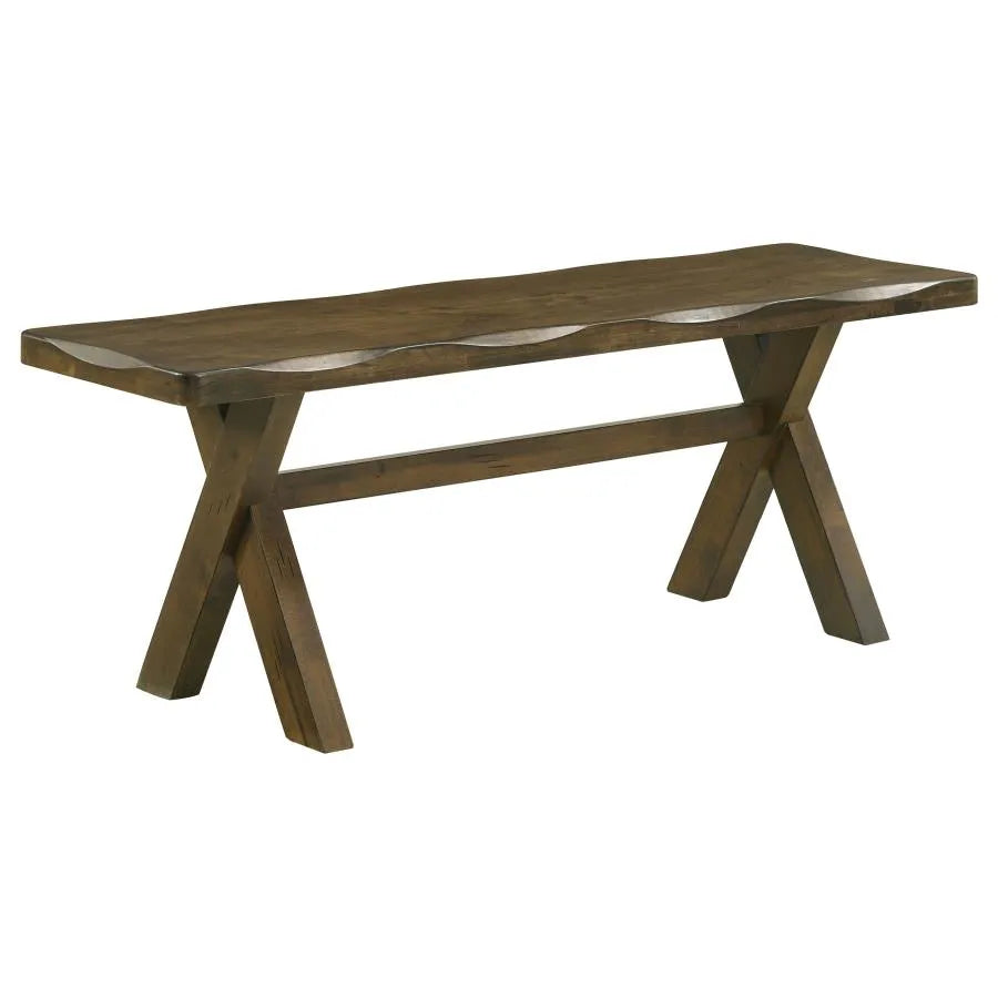 Alston Knotty Nutmeg/Gray 6-Piece Dining Set by Coaster at Eve Furniture