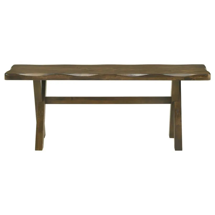 Alston Knotty Nutmeg/Gray 6-Piece Dining Set by Coaster at Eve Furniture