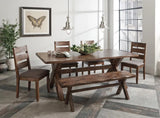 Alston Knotty Nutmeg/Gray Ladder Back Dining Side Chairs, Set of 2 by Coaster at Eve Furniture