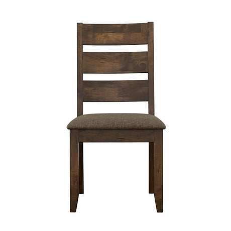 Alston Knotty Nutmeg/Gray Ladder Back Dining Side Chairs, Set of 2 by Coaster at Eve Furniture