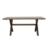 Alston Knotty Nutmeg X-Shaped Dining Table