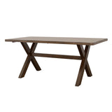 Alston Knotty Nutmeg X-Shaped Dining Table