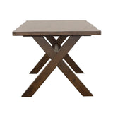 Alston Knotty Nutmeg X-Shaped Dining Table