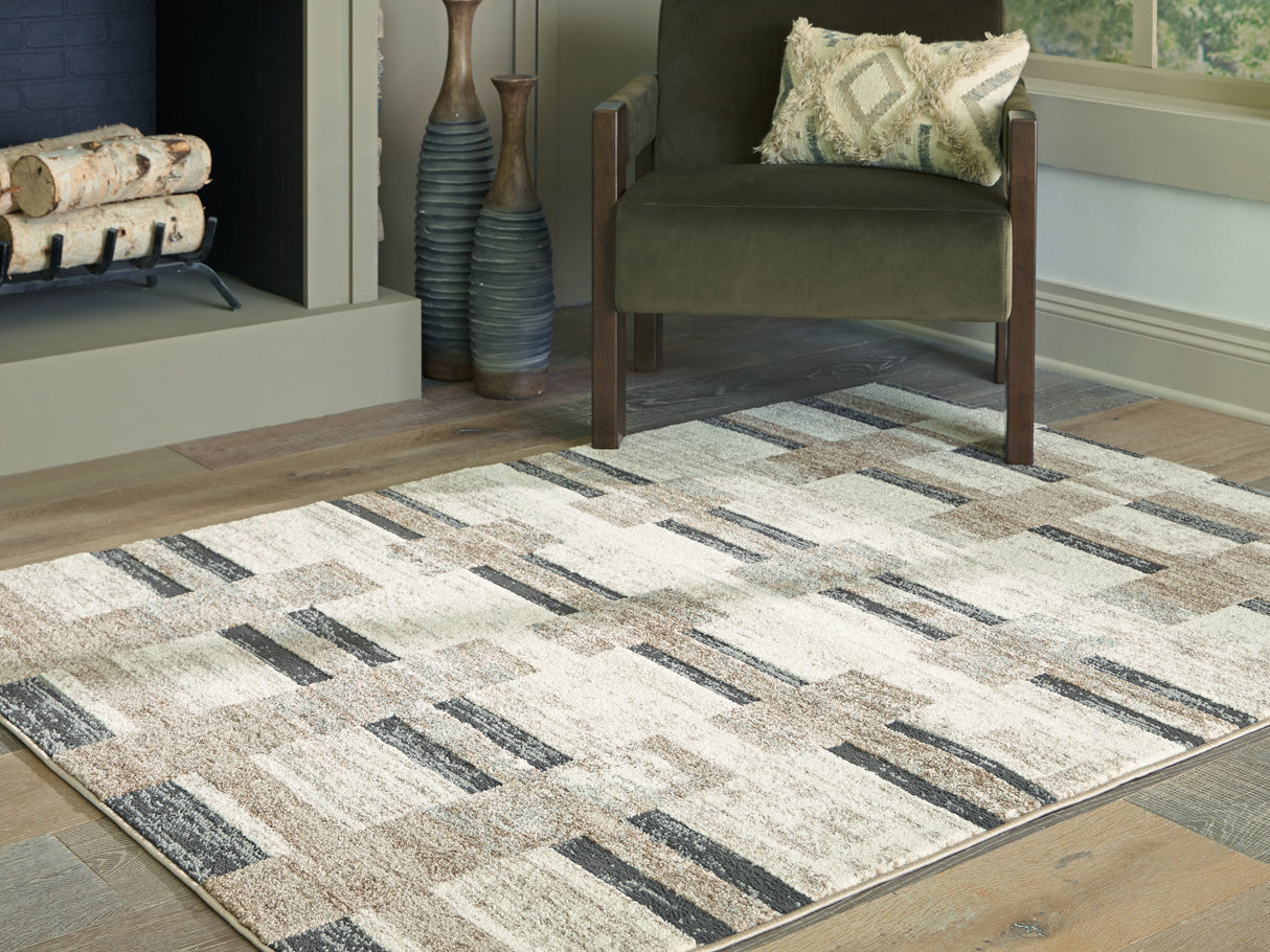 Alstone Multi Medium Rug by Ashley at Eve Furniture