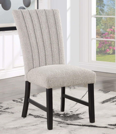 Alta Gray/Black Side Chair by Furniture of America at Eve Furniture