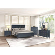Altamira Malta Blue 4-Piece Queen Bedroom Set by Furniture of America at Eve Furniture