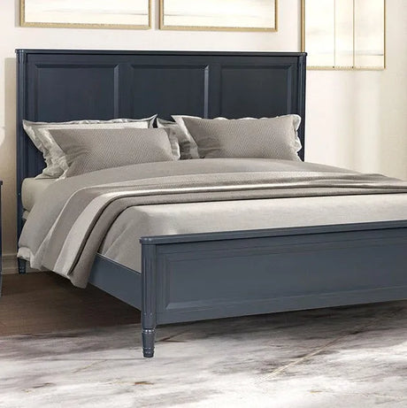 Altamira Malta Blue 4-Piece Queen Bedroom Set by Furniture of America at Eve Furniture