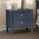 Altamira Malta Blue 4-Piece Queen Bedroom Set by Furniture of America at Eve Furniture