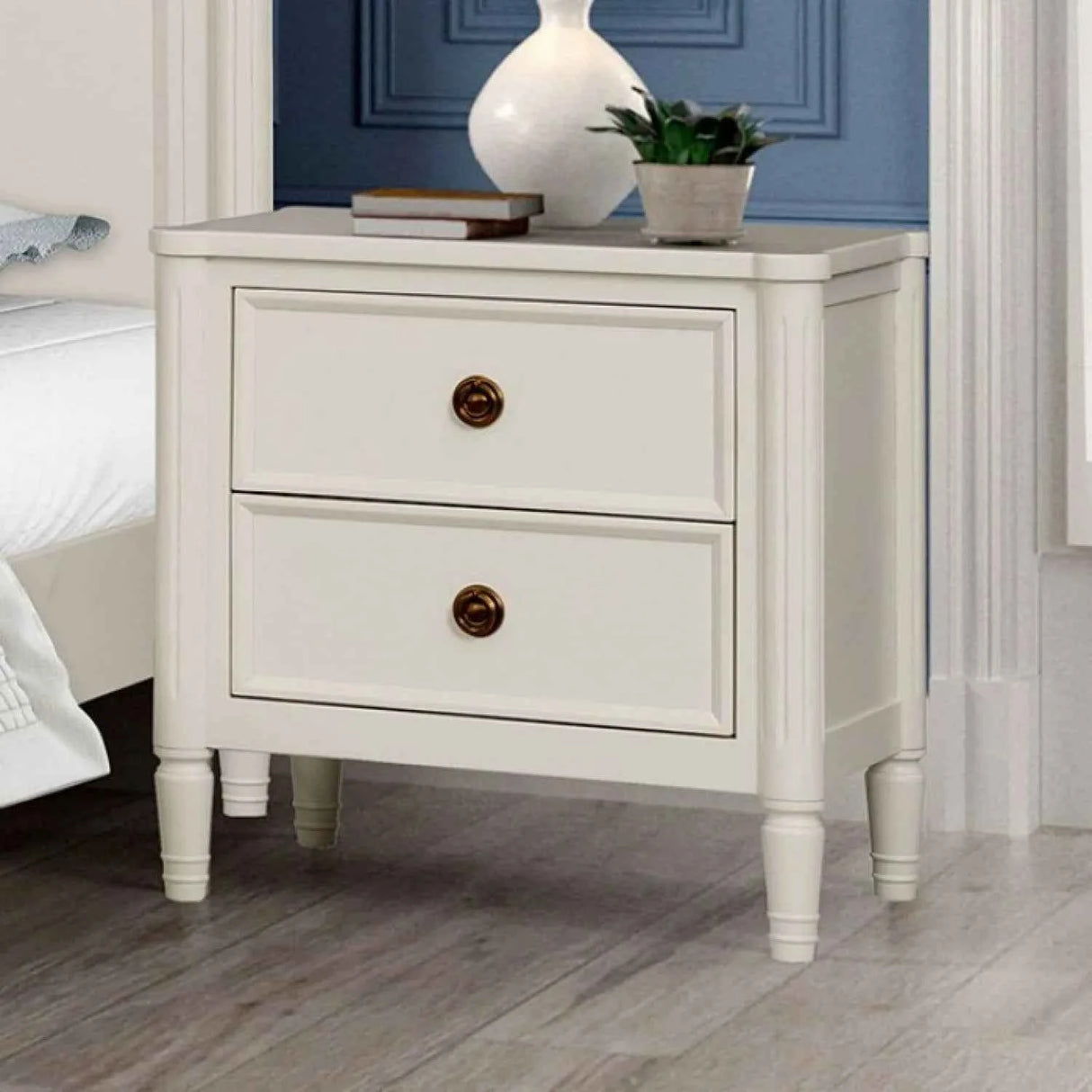 Altamira White 5-Piece Queen Bedroom Set by Furniture of America at Eve Furniture
