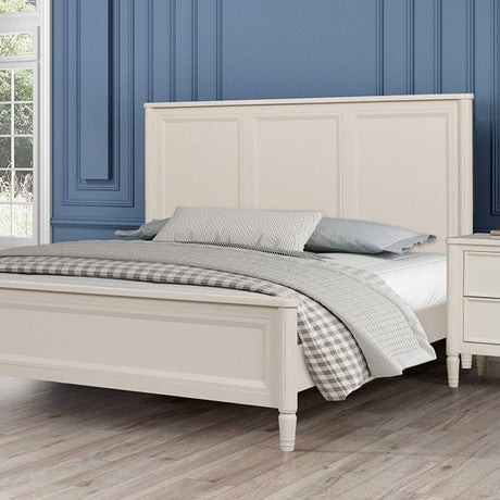 Altamira White 5-Piece Queen Bedroom Set by Furniture of America at Eve Furniture