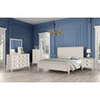 Altamira White 5-Piece Queen Bedroom Set by Furniture of America at Eve Furniture