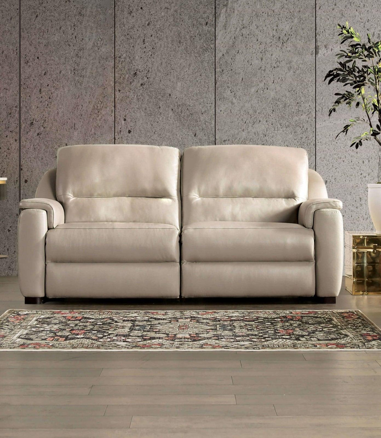 Altamura Taupe Power Loveseat by Furniture of America at Eve Furniture