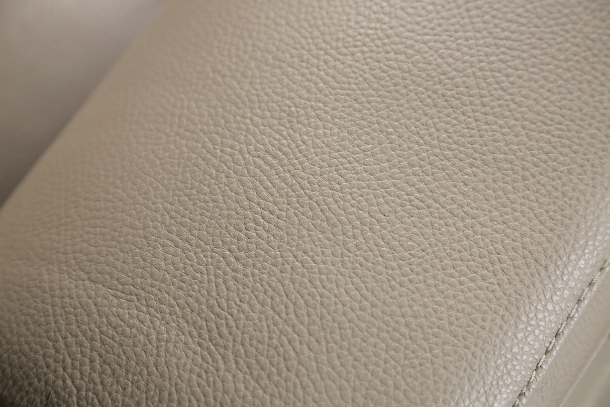 Altamura Taupe Real Italian Leather Power Reclining Sofa & Loveseat by Furniture of America at Eve Furniture