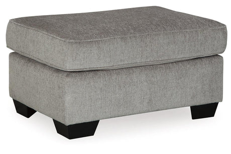 Altari Alloy Chair and Ottoman by Ashley at Eve Furniture