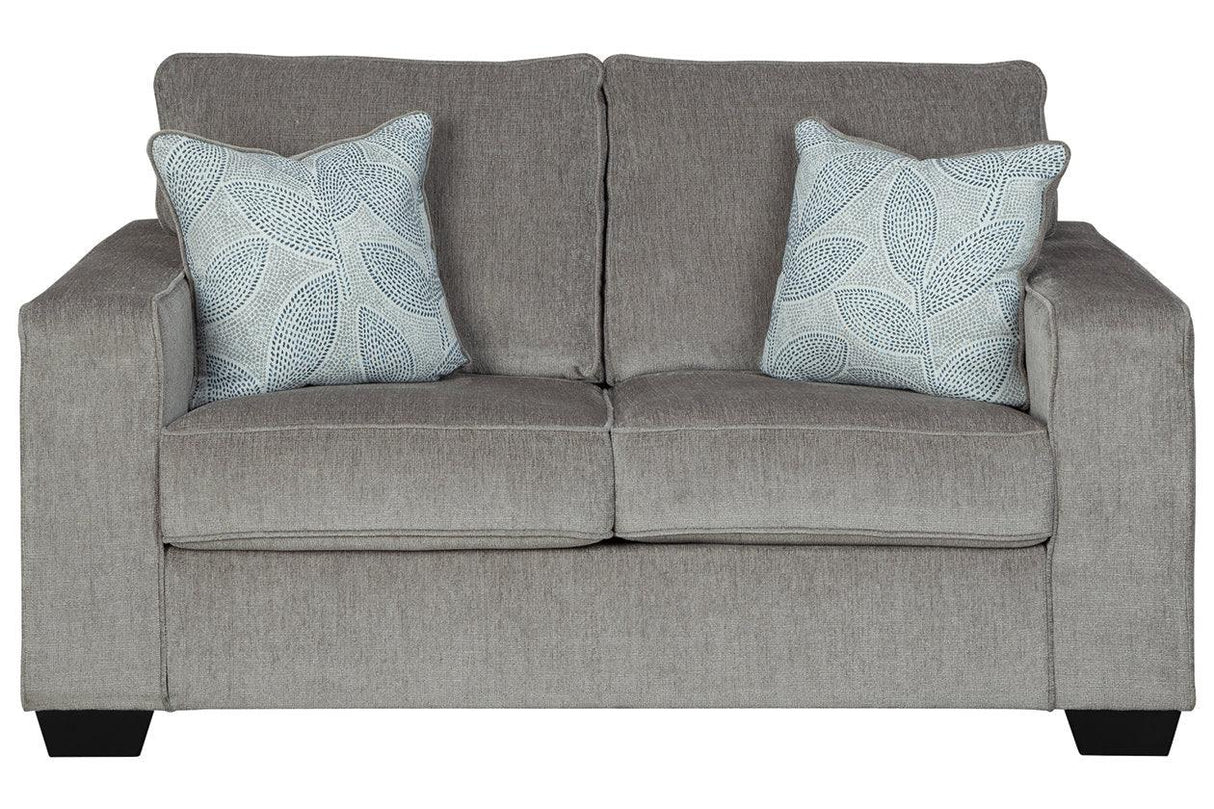 Altari Alloy Loveseat by Ashley at Eve Furniture