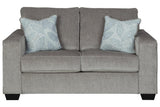 Altari Alloy Loveseat by Ashley at Eve Furniture