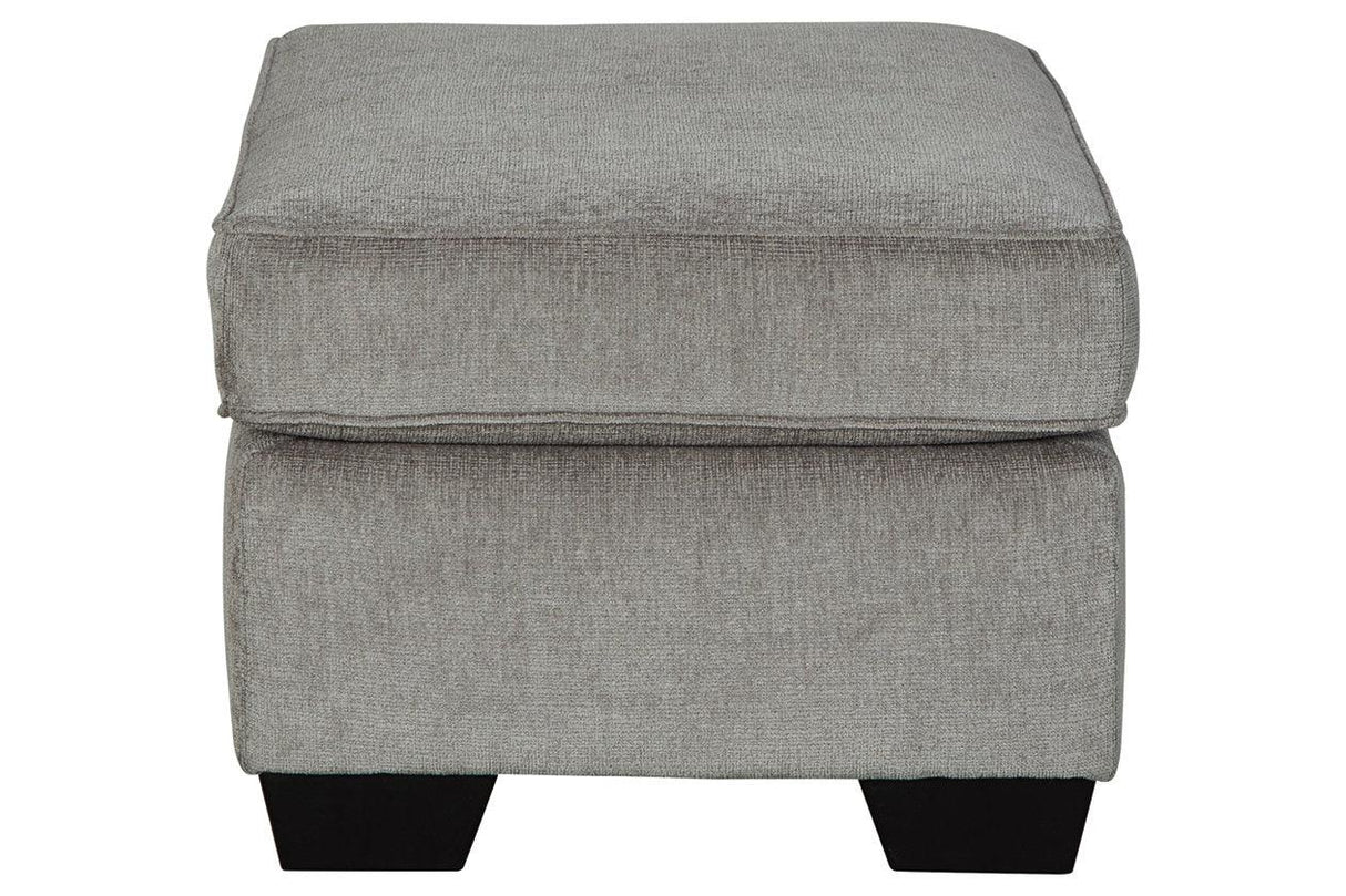 Altari Alloy Ottoman by Ashley at Eve Furniture