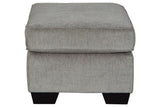 Altari Alloy Ottoman by Ashley at Eve Furniture