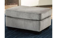 Altari Alloy Ottoman by Ashley at Eve Furniture