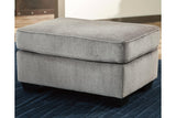 Altari Alloy Ottoman by Ashley at Eve Furniture