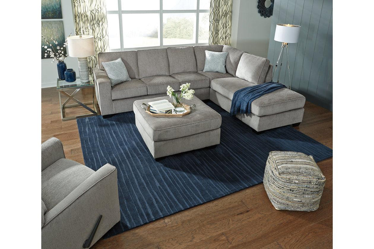 Altari Alloy Oversized Accent Ottoman by Ashley at Eve Furniture