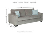Altari Alloy Queen Sofa Sleeper by Ashley at Eve Furniture
