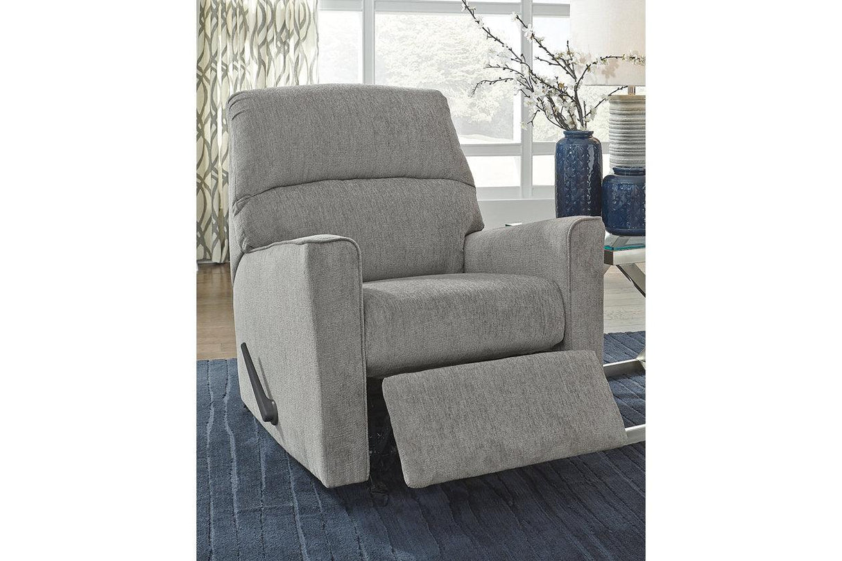 Altari Alloy Recliner by Ashley at Eve Furniture