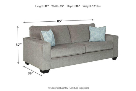 Altari Alloy Sofa by Ashley at Eve Furniture