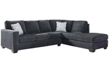 Altari Slate 2-Piece Right Arm Facing Chaise Sectional by Ashley at Eve Furniture