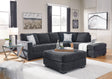 Altari Slate 2-Piece Right Arm Facing (RAF) Chaise Sectional by Ashley at Eve Furniture