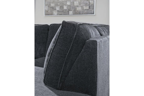 Altari Slate 2-Piece Sectional with Chaise by Ashley at Eve Furniture