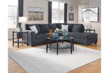 Altari Slate 2-Piece Sleeper Sectional with Chaise by Ashley at Eve Furniture