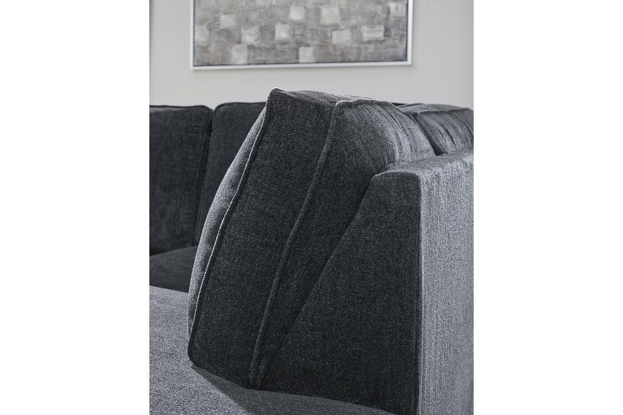 Altari Slate 2-Piece Sleeper Sectional with Chaise by Ashley at Eve Furniture