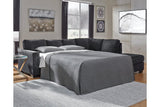 Altari Slate 2-Piece Sleeper Sectional with Chaise by Ashley at Eve Furniture