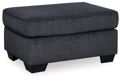 Altari Slate Chair and Ottoman by Ashley at Eve Furniture
