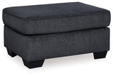 Altari Slate Chair and Ottoman by Ashley at Eve Furniture