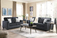 Altari Slate Living Room Set by Ashley at Eve Furniture