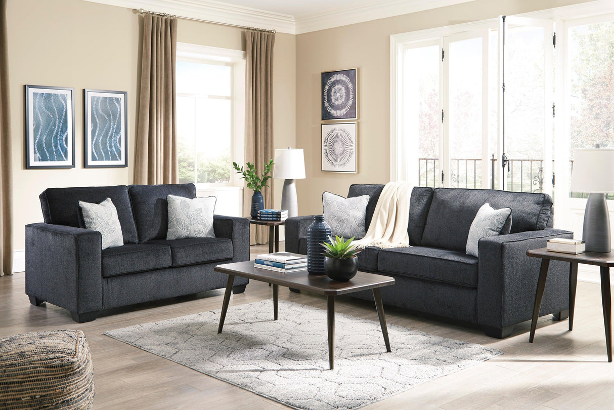 Altari Slate Living Room Set by Ashley at Eve Furniture