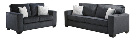 Altari Slate Living Room Set by Ashley at Eve Furniture