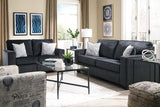 Altari Slate Loveseat by Ashley at Eve Furniture
