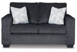 Altari Slate Loveseat by Ashley at Eve Furniture
