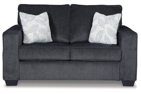 Altari Slate Loveseat by Ashley at Eve Furniture