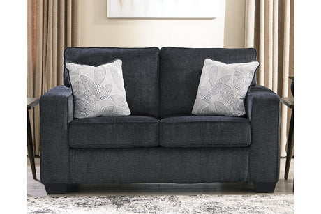 Altari Slate Loveseat by Ashley at Eve Furniture