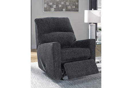 Altari Slate Manual Recliner by Ashley at Eve Furniture
