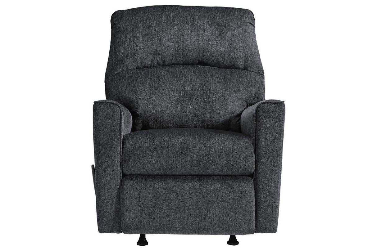 Altari Slate Manual Recliner by Ashley at Eve Furniture
