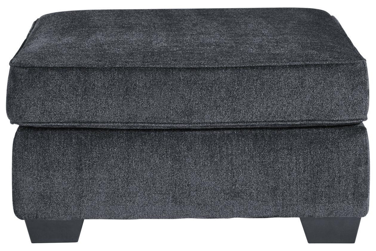 Altari Slate Oversized Accent Ottoman by Ashley at Eve Furniture