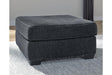 Altari Slate Oversized Accent Ottoman by Ashley at Eve Furniture