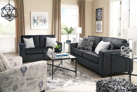 Altari Slate Queen Sofa Sleeper by Ashley at Eve Furniture