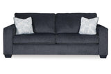 Altari Slate Sofa and Loveseat by Ashley at Eve Furniture